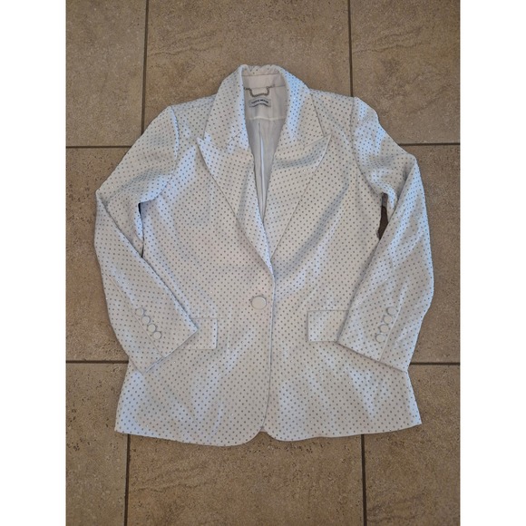 Nadine Merabi "Carrie" - White Crystal Blazer - Women's - Hand-Finished - Picture 2 of 9